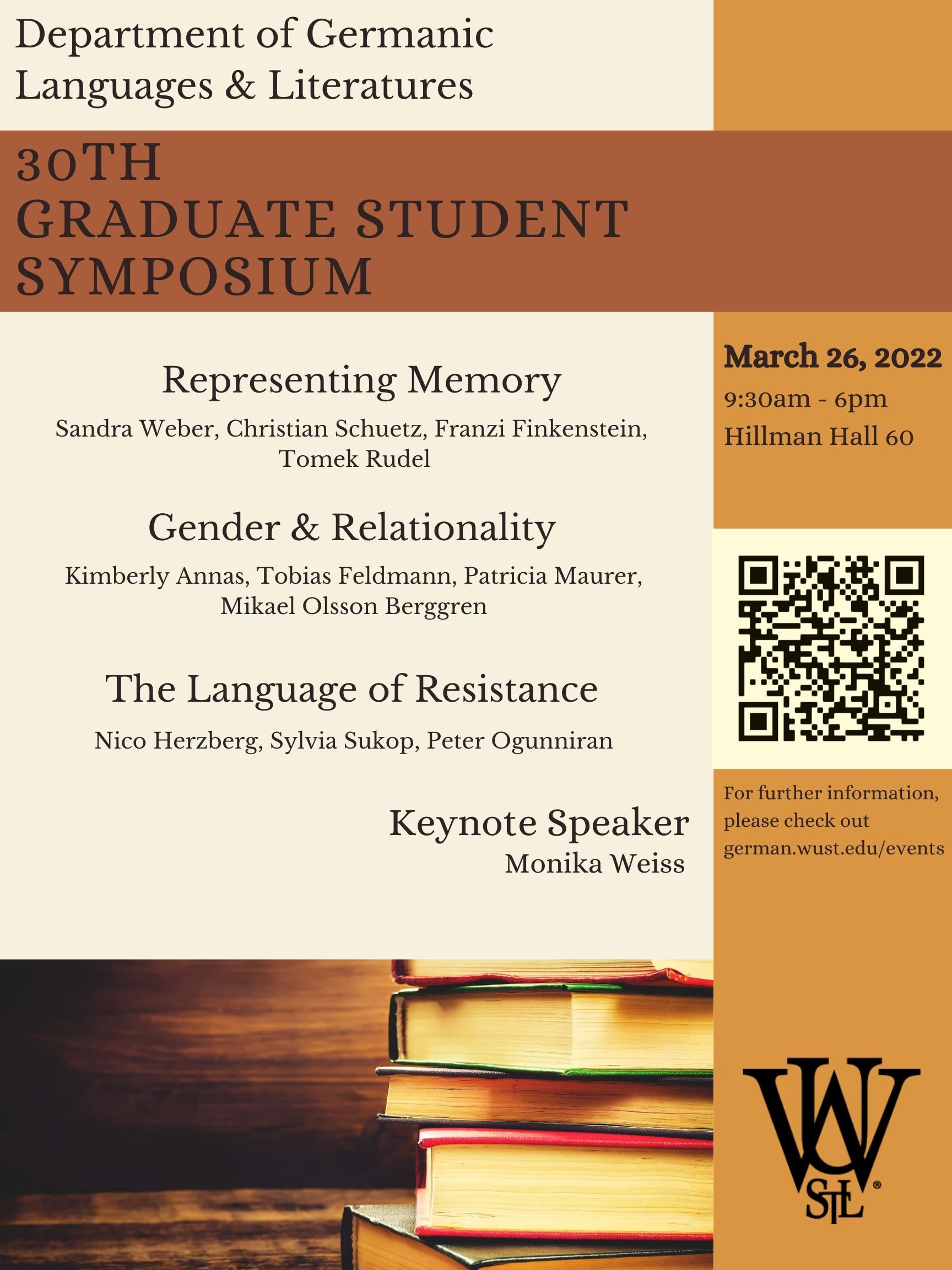 30th Graduate Student Symposium