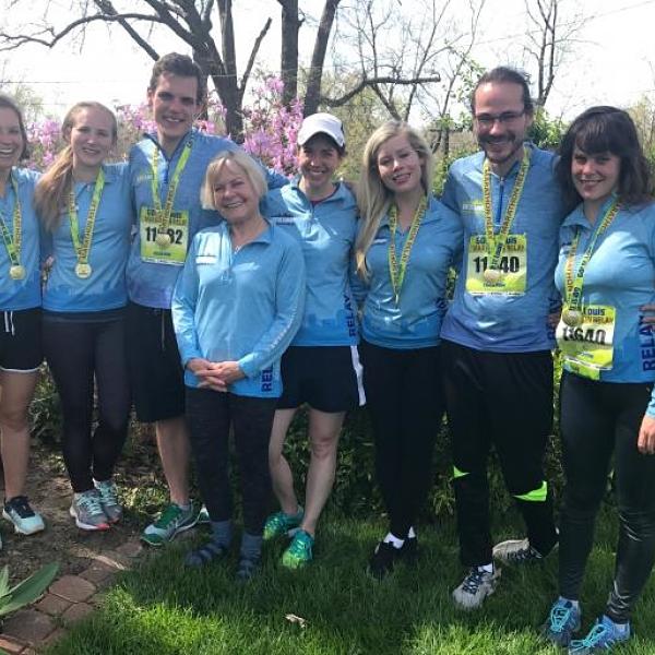 Members of the Department Participated in St. Louis Go! Marathon Relay Event